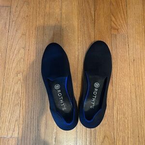 Rothy's Black Round Toe Flats Size 9